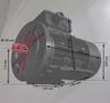 Elektromotor im Bild ein D Mot HTM 120 42004013 4 KW 112 M 4 polig B35